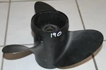 Omc Painted Stainless Steel 3 Blade Boat Propeller 14 X 19 Pitch Referbished Rh. Fixed Price $213.75.