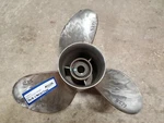 Counter 14 7/8" X 21P Yamaha Stainless Steel Propeller, 21-ML, Suzuki, P6125. Fixed Price $223.00.