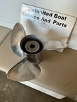 Volvo Sx 14 3/4 21 Stainless Steel Propeller 3860716 Blade Left Hand. Fixed Price $350.00.