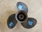 13 3/4" X 11P Omc Johnson Evinrude Prop, 389792, Fits Spline 4.25", # 291. Fixed Price $167.00.