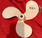 Wheel 9.5 X J-182 Aluminum Propeller For Johnson K50 K65 K70 K75 K80 (K324). Fixed Price $65.00.