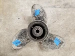 15" X 17P Omc Stainless Steel Propeller, 391290, Evinrude Johnson, # 3442. Fixed Price $99.00.