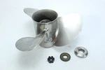 2431-135-15 Johnson Evinrude 13-1/2 X Stainless Propeller 40-140 Hp 6 Mo Wty. Fixed Price $180.00.