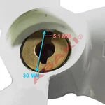 For Yamaha 4/5 Hp Propeller 6E0-45943-00-EL 6E0-45943-09-00 Pin Type 1/2 X7. Fixed Price $35.00.