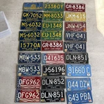 Vintage 1967-1980ISH Michigan Car Auto Truck License Lot Of 27 Plates. Fixed Price $200.00.