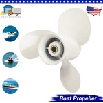 1/4 X 9P Outboard Propeller For Yamaha Engines 9.9-20 Hp 8 Tooth, Rh 9.25". Fixed Price $47.29.