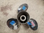 New Counter 13 3/4" X Mercury Vengeance Ss Prop, 48-16319A45 21P, # 3350. Fixed Price $367.00.