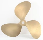 Michigan Propeller Dyna-jet Nibral 16 Lh 17" 3 Blade PROP1 1/8" Shaft Bore. Fixed Price $374.50.