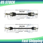 Pair Front Cv Axle Shaft Fits 2.4L 2006-2012 Mitsubishi Eclipse 2010-2011 Galant. Fixed Price $262.10.