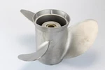 0389923 Johnson Evinrude 14-1/2 X 21 Aluminum Propeller 90-300 Hp 6 Month Wty. Fixed Price $112.00.