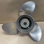 Used Michigan Johnson & Evinrude 14 1/2 X 19 Lh Stainless Propeller # 163005. Fixed Price $149.99.