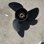Yamaha Marine Stainless Steel Propeller 13-3/4" X 19" M2 Black Rh Nos. Fixed Price $325.00.