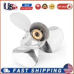 11 3/8X12 Stainless Steel Outboard Boat Propeller For Mercury Engines 40-60HP,RH. Fixed Price $199.00.