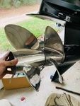 3X16X27.5 Prop Suzuki Stainless Only Used Twice. Fixed Price $350.00.