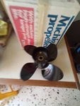 012075 Michigan 4BLADE Aluminum Prop For 40-140 Hpevinrude Large Gear Case 14X12. Fixed Price $105.00.