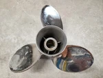 14 7/8" 22P Evinrude Johnson Rebel Stainless Propeller, 763996, Tbx, P6484. Fixed Price $334.00.