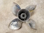 Counter Rotating Blade 14" X 22P Mach Stern Driver Ss Prop, Mercury Yam # 2171. Fixed Price $167.00.