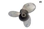 (#2) Quicksilver Mirage Stainless Steel Prop - 15 1/4 X 19 Lh. Fixed Price $235.00.