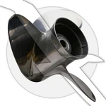 Omc Johnson Evinrude 14-3/4 X 19 Pitch Lh Stainless Steel Viper Propeller 174811. Fixed Price $682.69.