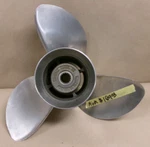 Used Oem Michigan / Omc 14 X 17 Stainless Outboard Propeller # 013044. Fixed Price $189.99.