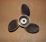 Used Oem Stainless Suzuki X 14 1/2 Standard Pn 990C0-00830-25P. Fixed Price $279.00.
