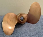 Michigan AJC485 Solid Bronze Boat Engine Propeller Vintage Nautical. Fixed Price $117.50.