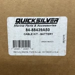 Quicksilver Oem Battery Cable Kit 84-88439A50 Unopened. Fixed Price $90.24.