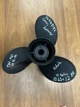 Refurb. Mercury Marine 10-5/8"D 12"P Aluminum Propeller 48-73134A45 10.63X12. Fixed Price $74.00.