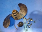 0376968 Propeller X 7.25 For 0376775 5.5HP Evinrude Johnson. Fixed Price $38.00.