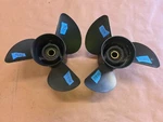 Pair Of Aluminum 14" X 19P Yamaha Propellers, 19-M, 19-ML, 4.75", P11270 P11271. Fixed Price $275.00.