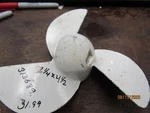 New Oem Omc Johnson Evinrude Propeller 313689 7 1/4 X 1/2. Fixed Price $31.99.
