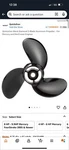 Quicksilver Black Diamond 3-BLADE Aluminum Propeller Mercury Mercruiser Engines. Fixed Price $99.99.