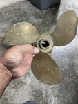 Vintage SMC-54 Michigan Wheel 10-1/2 Diameter 3 Blade Bronze Propeller Pin Drive. Fixed Price $69.99.