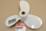 Honda Outboard Propeller & Bushing B75 7.5 Hp White Three Blade Marine Motor Nos. Fixed Price $199.99.