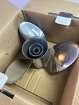 -new- Suzuki 99105-00100-16P, Stainless Steel Propeller, 13 X 1/4 Rh. Fixed Price $199.99.