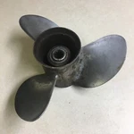 Omc Johnson Evinrude 13-3/4" X 15P Stainless Propeller 389949 Dried Hub Bushing. Fixed Price $64.99.