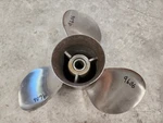 13 3/4" X Mercury Ss Propeller, 48-73982-21, A4 21P, 4.75", P9606. Fixed Price $208.00.