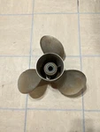 2003 Mercury 150HP Stainless Steel Propeller 13 3/4 X 21P. Fixed Price $150.00.