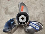 Re-conditioned 14 1/2" X 16P Omc Evinrude Johnson Raker Ss Prop, New Hub, P7308. Fixed Price $356.00.