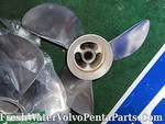 Volvo Penta F5 Stainess Steel Propellers 3851475 3851465. Fixed Price $1375.00.