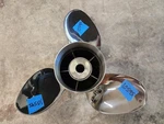 New 14 1/4" X Powertech Prop, PTZ3R16PCL200, Yamaha Cushion Lok, P10595. Fixed Price $458.00.