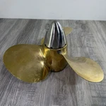Vintage 3-BLADE Brass Boat Propeller Michigan Smc 878 Nice Almost 12 Lbs. Fixed Price $124.99.