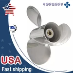 Stainless 1/4 X 11 Boat Propeller For Yamaha Outboard Engine 9.9-15HP 8 Tooth. Fixed Price $145.00.
