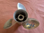 14" X Quicksilver Laser Ss Prop, 48-11074 A40 23P, Needs Work, P10905. Fixed Price $30.00.