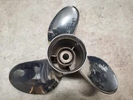 Counter 14 1/2" X 23P Yamaha Stainless Steel Propeller, 23-ML, Suzuki, P6862. Fixed Price $334.00.