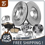 Front Drilled Brake Rotors Pads And Wheel Hub Bearing Kit For Mercury Mariner. Fixed Price $160.99.