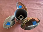 New 14.7" X 16P Mercury Enertia Stainless Propeller, 8M0151233, Flo Torq, P11079. Fixed Price $799.00.