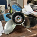 Brp Stainless Propeller 10 14 765179 3 Blade New Open Box Test. Fixed Price $250.00.
