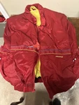 Vintage Stearns Sz M Pfd Life Vest Red Zip Up Hybrid Buoyant & Self Inflate 80S. Fixed Price $32.00.