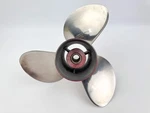 Honda Outboard 3 Blade Stainless Steel Propeller X 14" 19P Lh. Fixed Price $299.95.